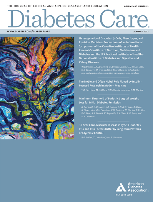 Diabetes Care Cover Image for Volume 45, Issue 1