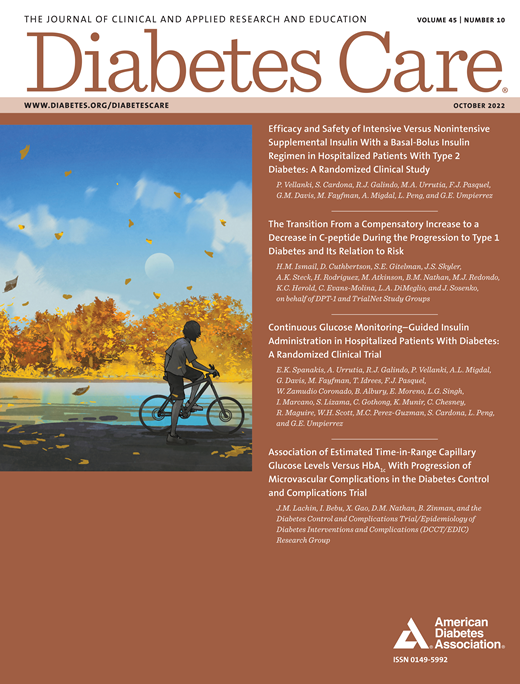 Diabetes Care Cover Image for Volume 45, Issue 10