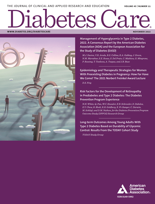 Diabetes Care Cover Image for Volume 45, Issue 11