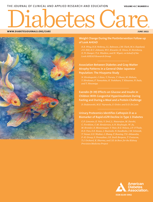 Diabetes Care Cover Image for Volume 45, Issue 6