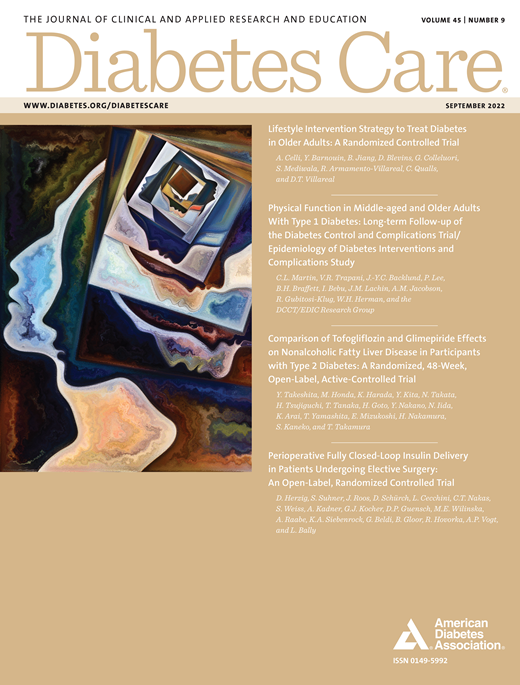 Diabetes Care Cover Image for Volume 45, Issue 9