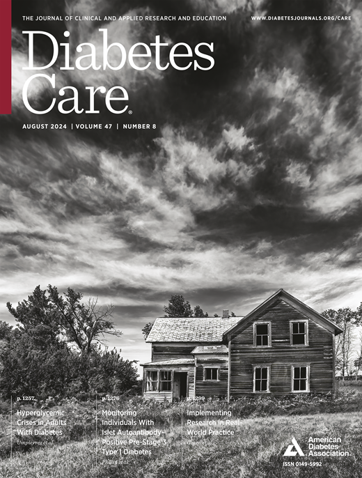 Diabetes Care Cover Image for Volume 47, Issue 8