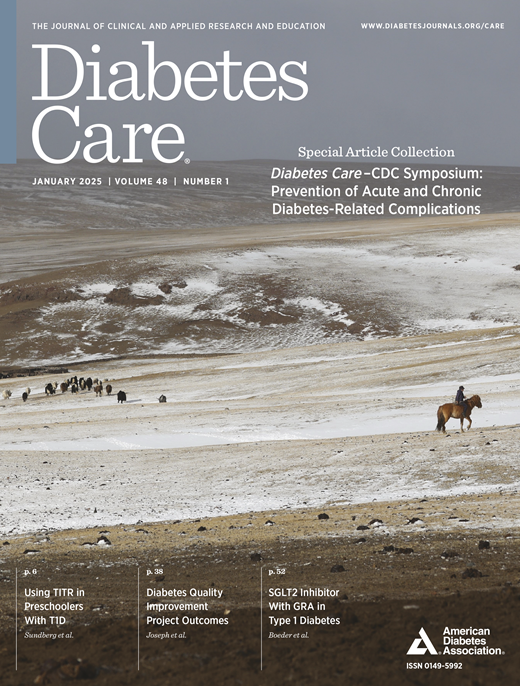 Diabetes Care Cover Image for Volume 48, Issue 1