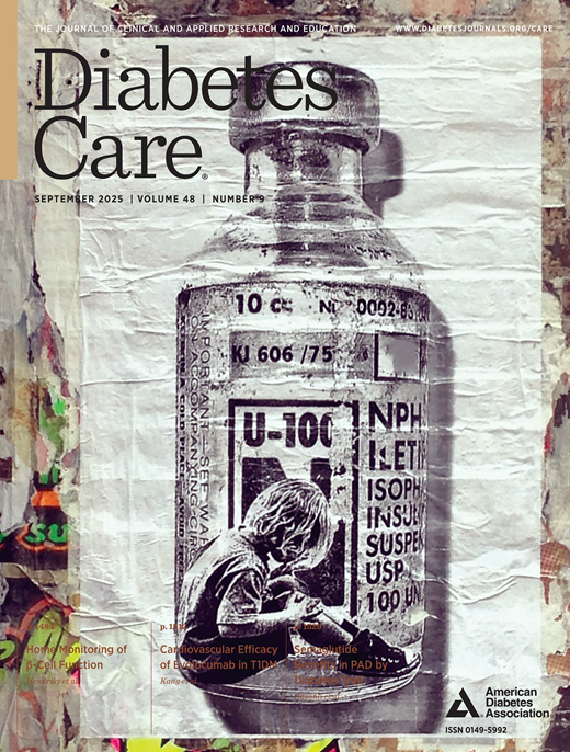 Imagen de portada de Diabetes Care para el volumen 48, número 9