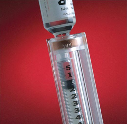 Figure 6. Magni-guide syringe magnifier