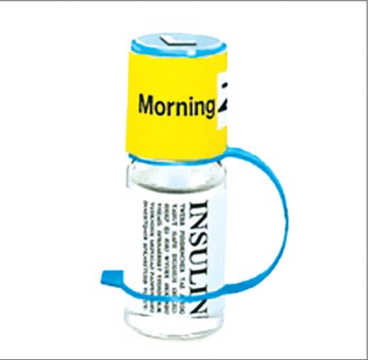 Figure 12. Color-coded insulin vial