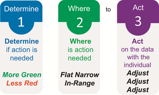 Three steps to effectively use the AGP Report: BGM.