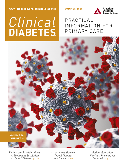 Clinical Diabetes Cover Image for Volume 38, Issue 3