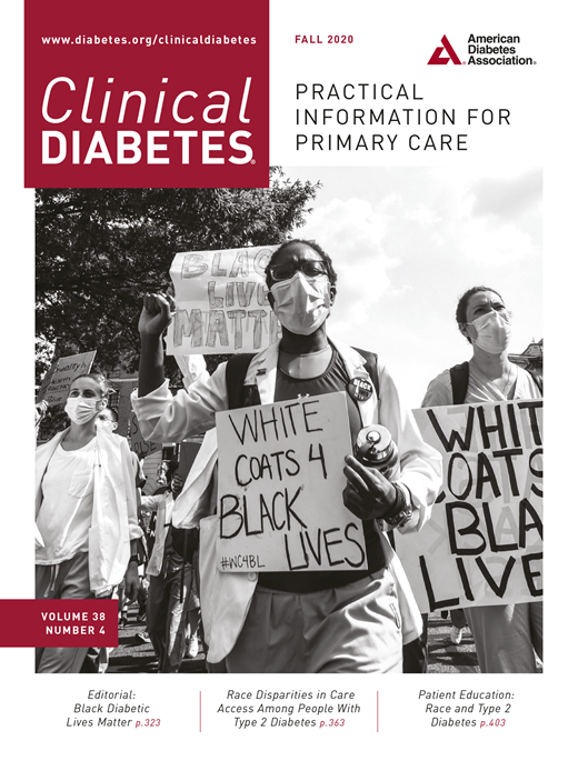 Clinical Diabetes Cover Image for Volume 38, Issue 4