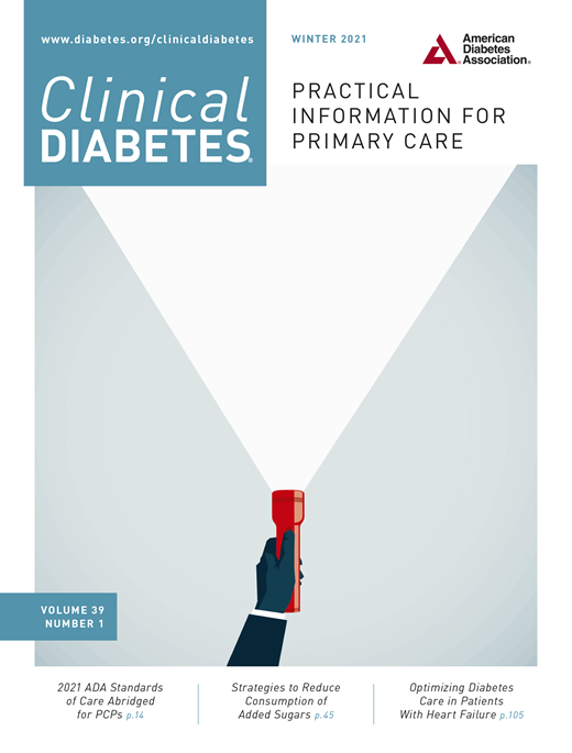 Standards of Medical Care in Diabetes—2021 Abridged for Primary Care ...