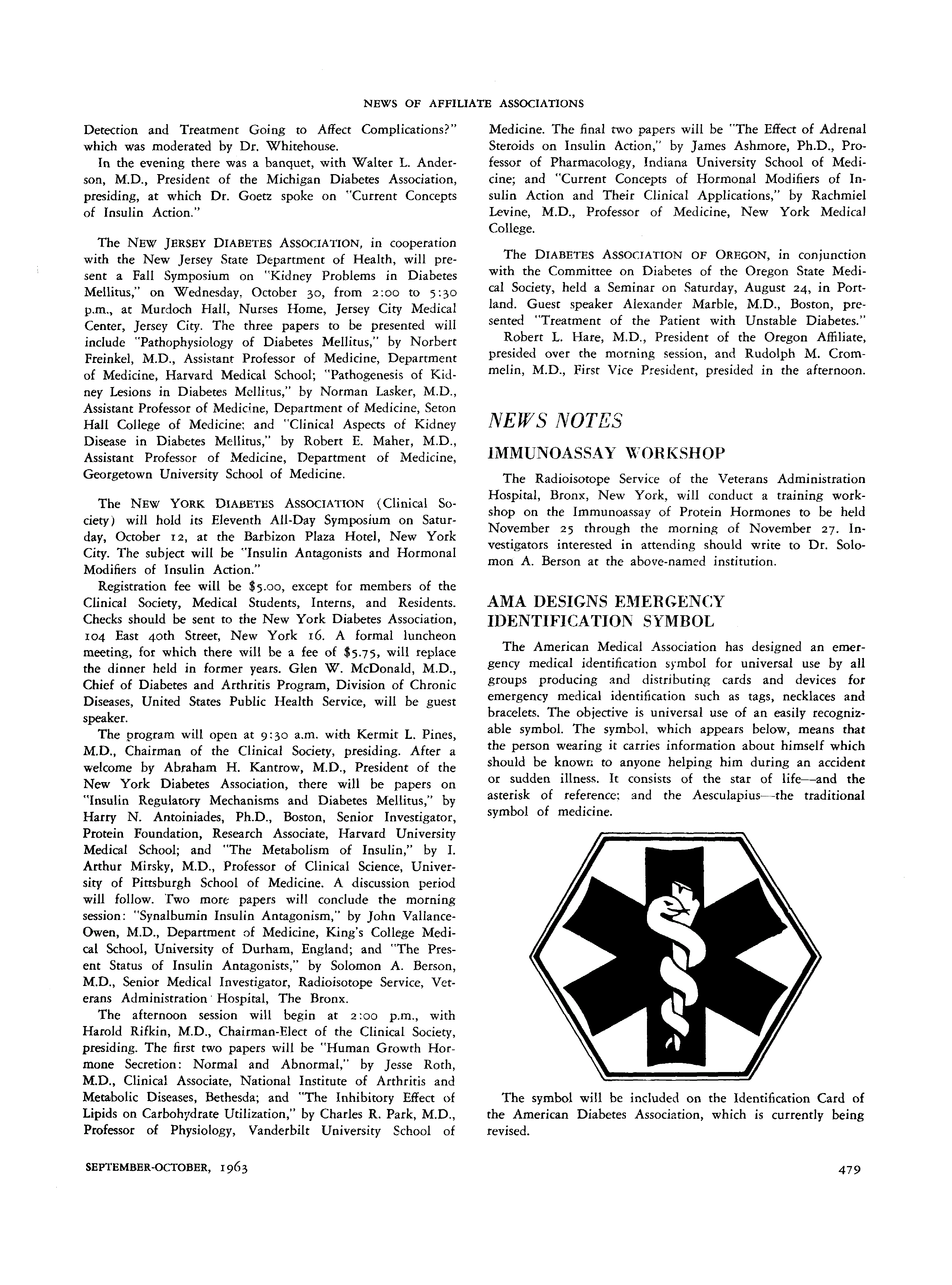 First page of News Notes