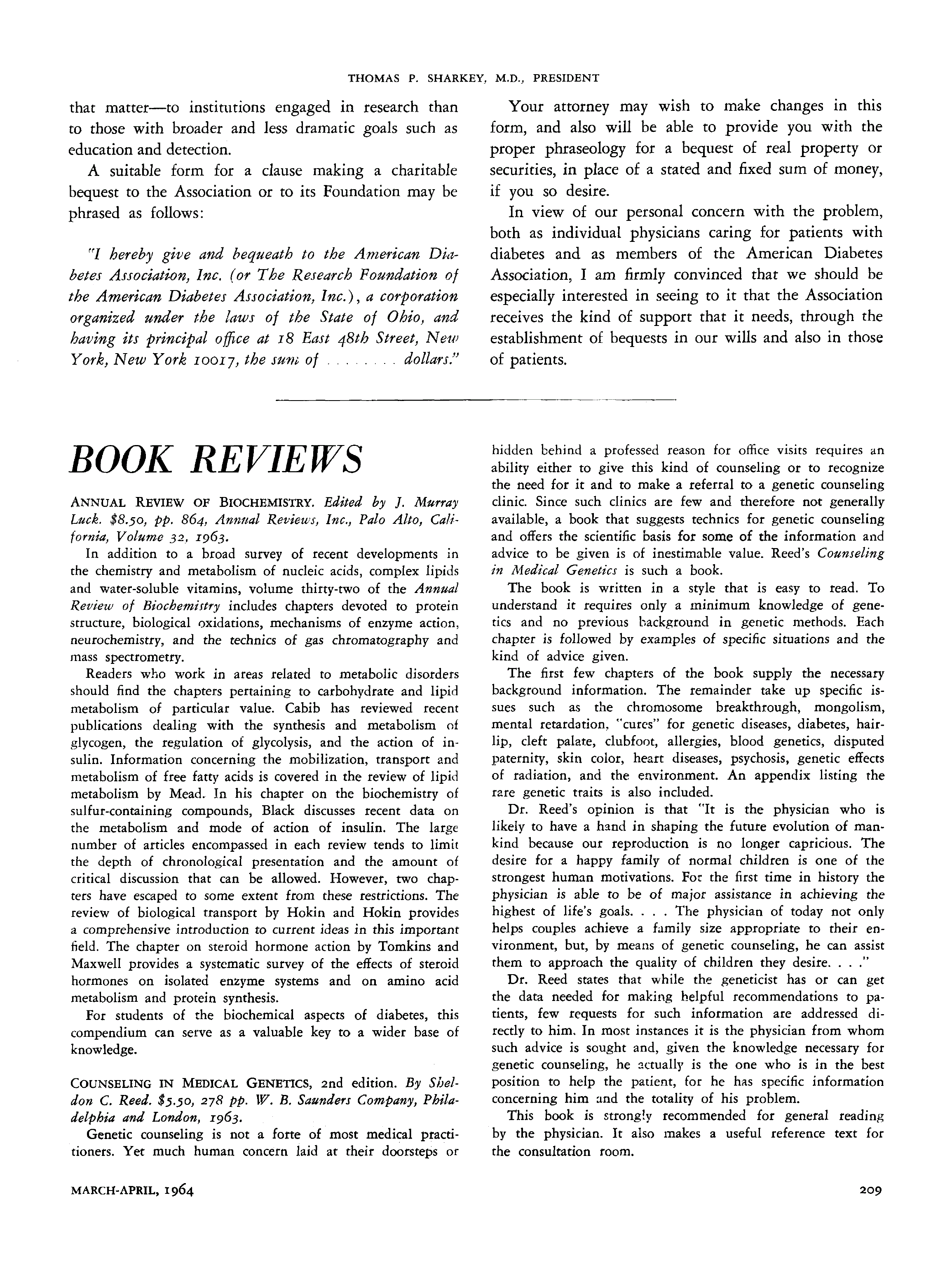 First page of Annual Review of Biochemistry