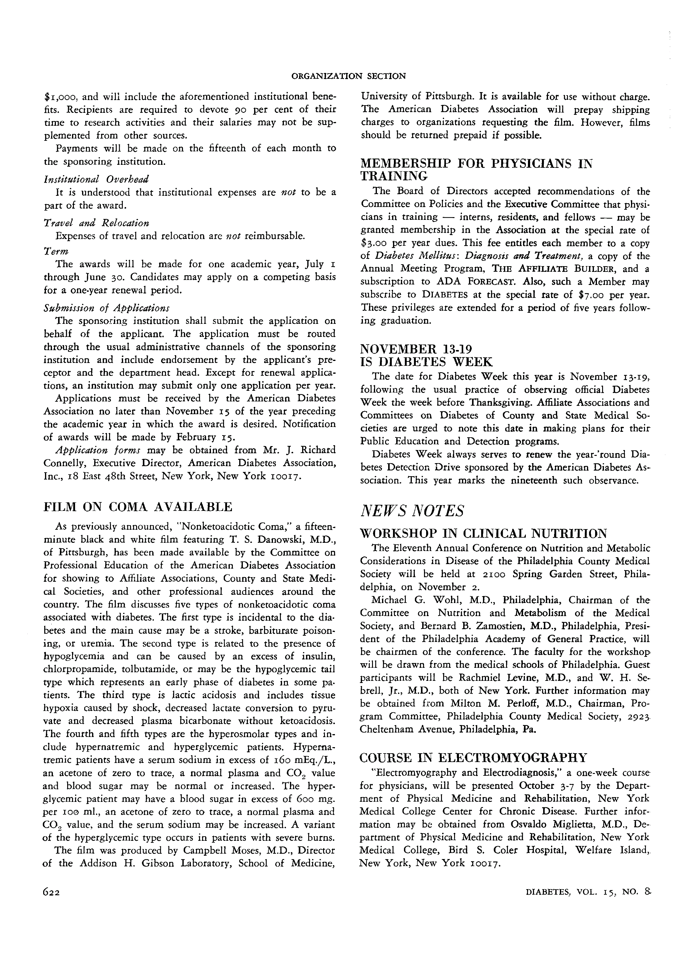 First page of News Notes