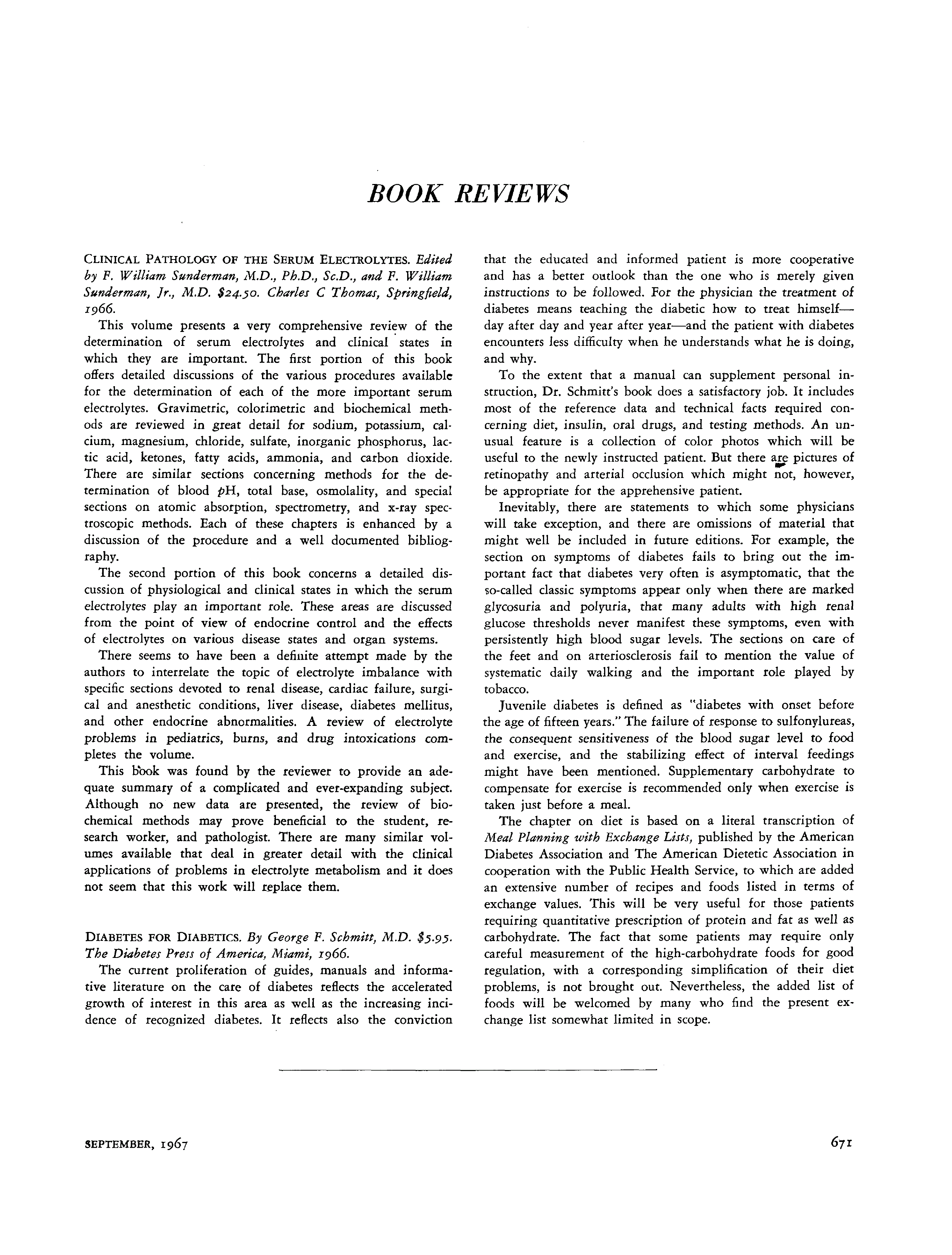 First page of Book Reviews