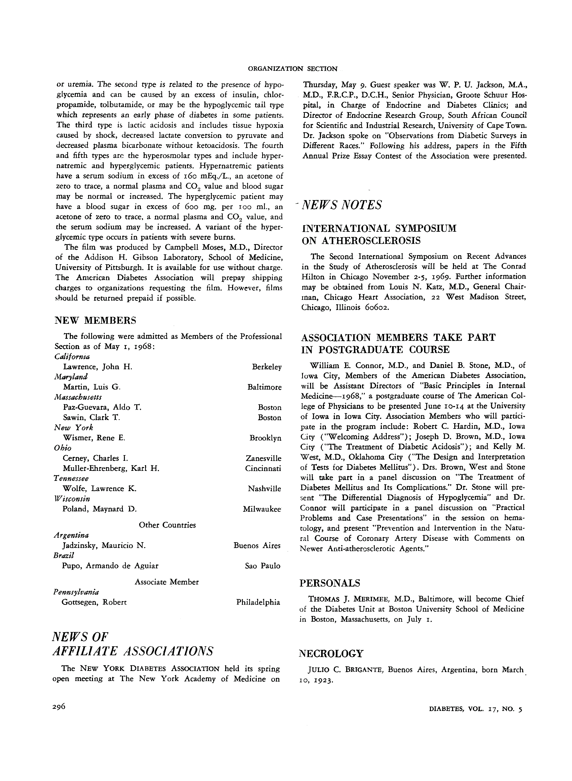 First page of News Notes