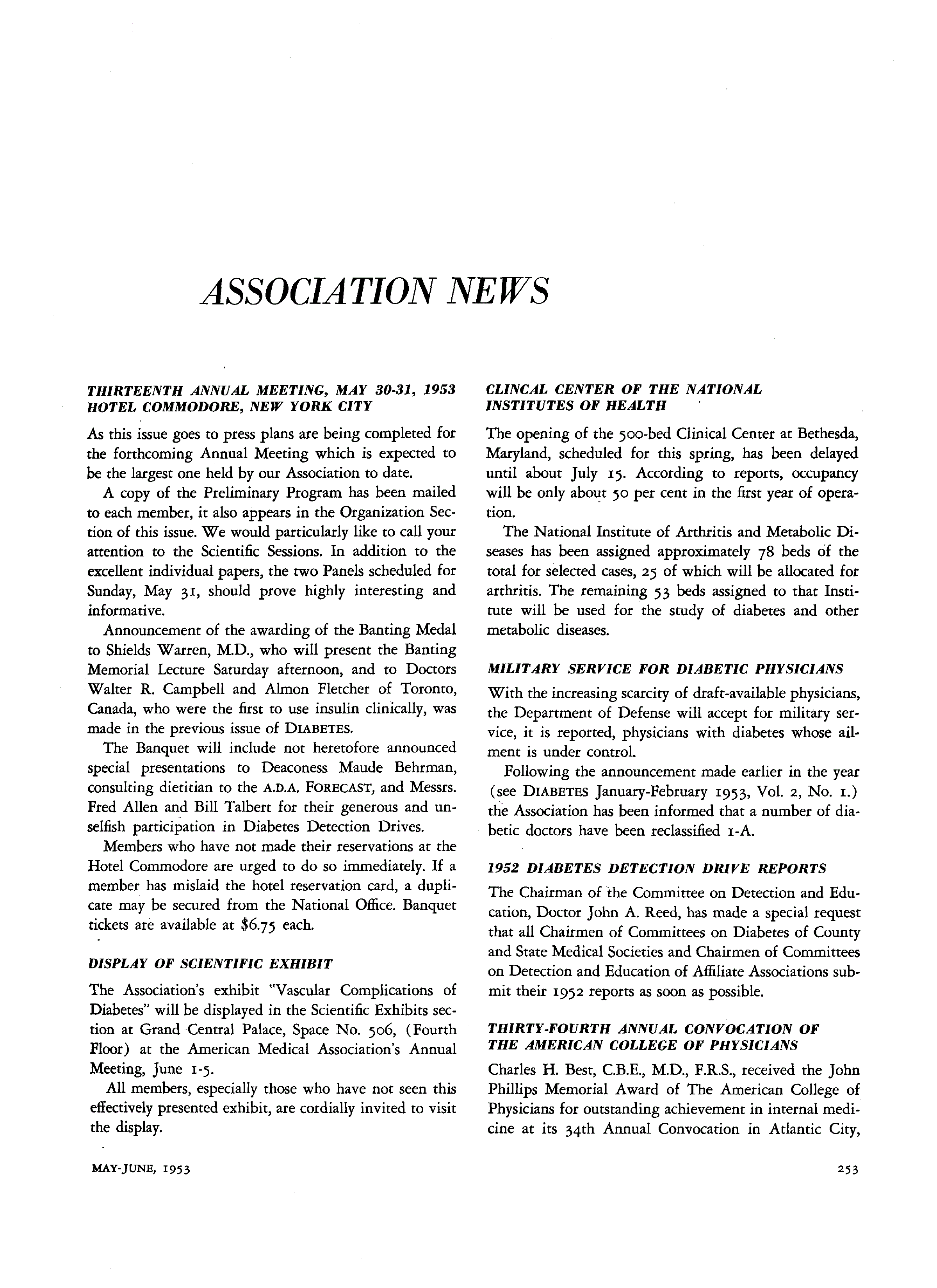 First page of Display of Scientific Exhibit
