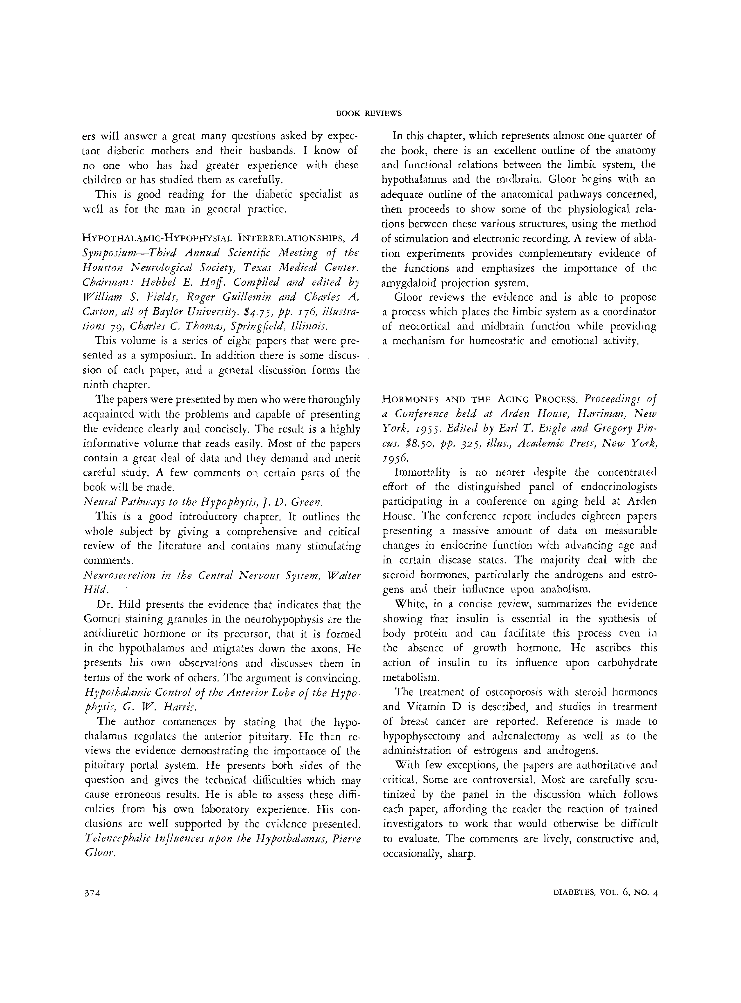 First page of Book Reviews