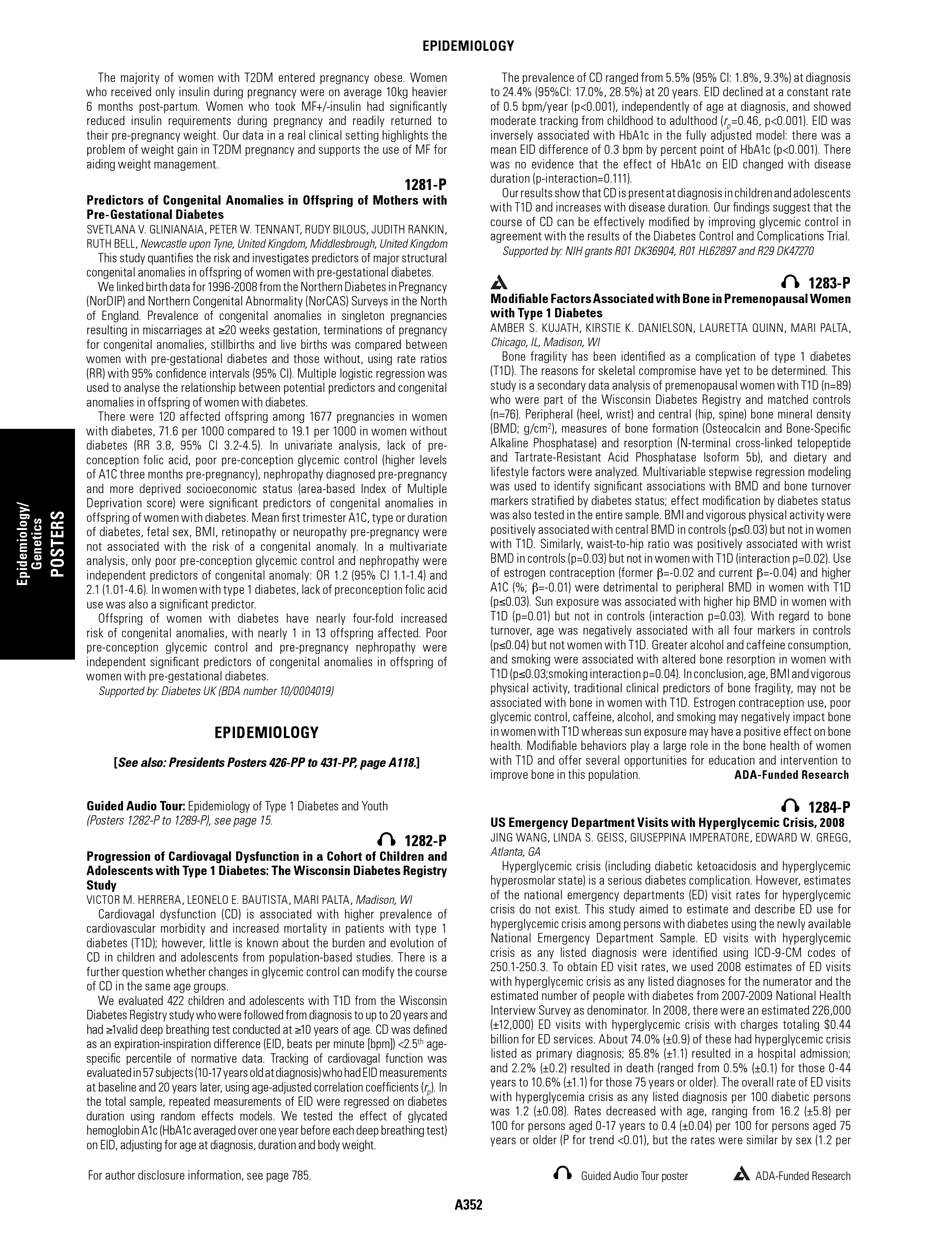 First page of Epidemiology/Genetics