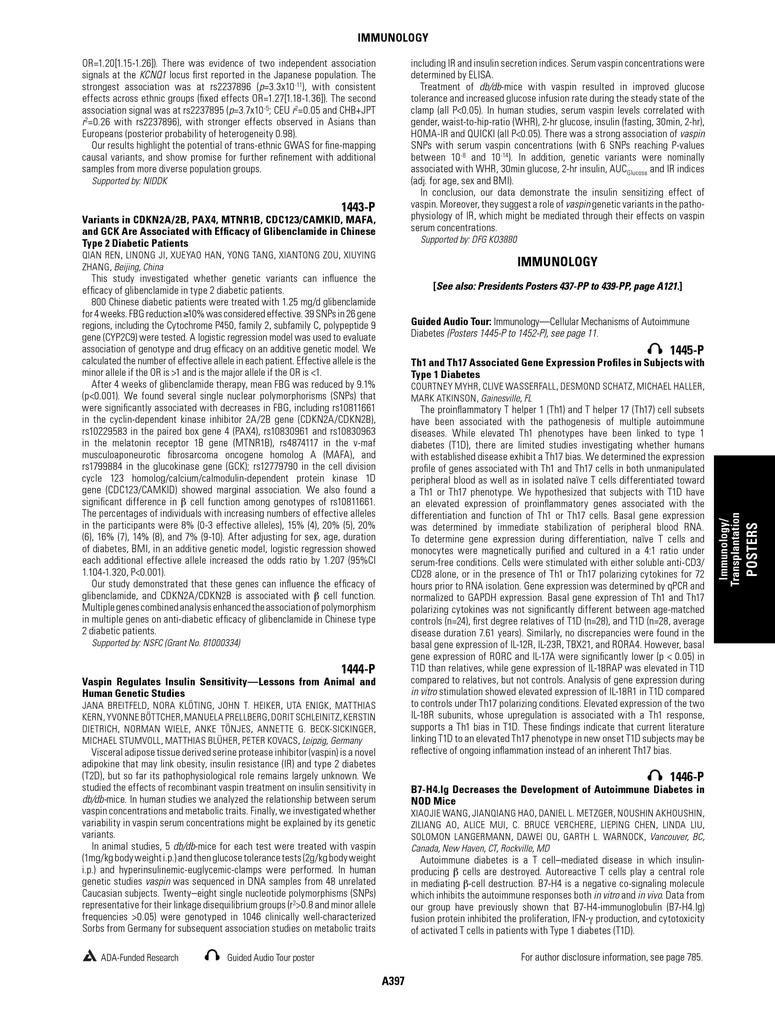 First page of Immunology/Transplantation