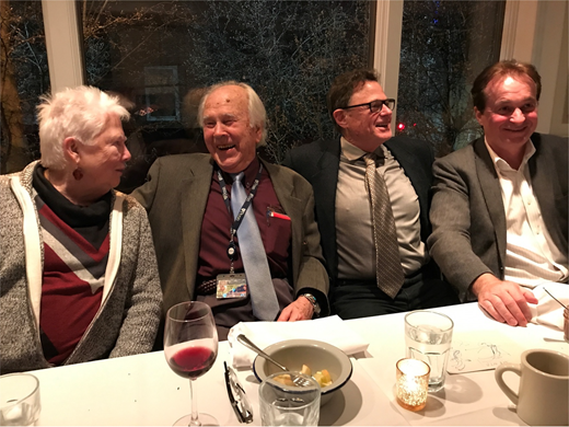 Franz Matschinsky with Barbara Corkey, Mark Prentki, and Klaus Kaestner (from left to right).