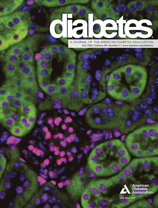 Diabetes Cover Image for Volume 68, Issue 7