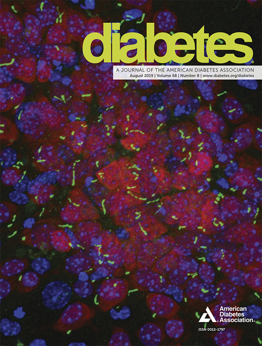 Diabetes Cover Image for Volume 68, Issue 8