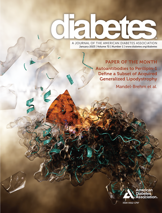 Diabetes Cover Image for Volume 72, Issue 1