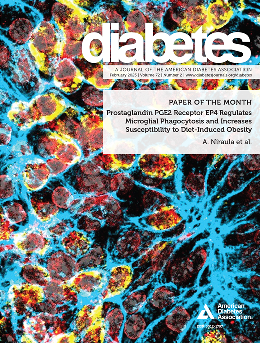 Diabetes Cover Image for Volume 72, Issue 2