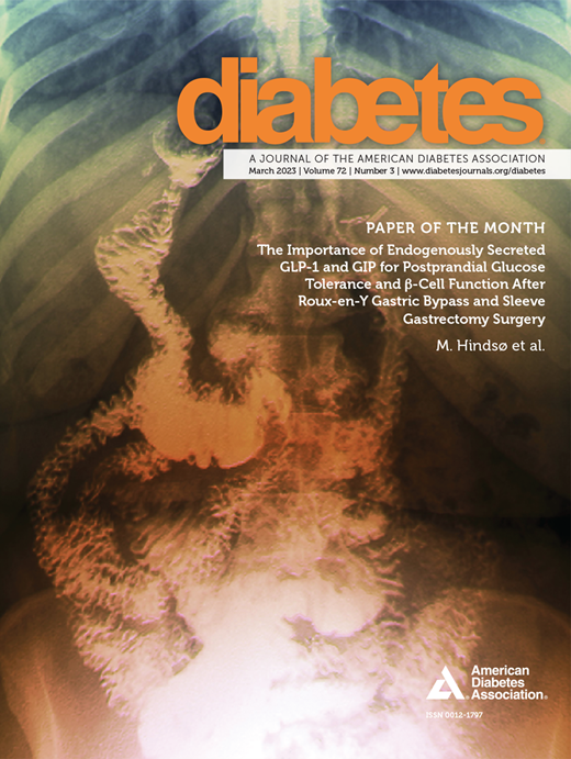 Diabetes Cover Image for Volume 72, Issue 3