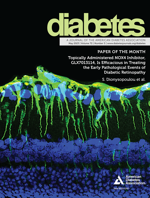Diabetes Cover Image for Volume 72, Issue 5