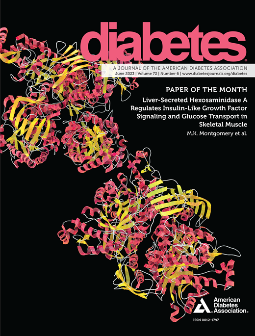Diabetes Cover Image for Volume 72, Issue 6