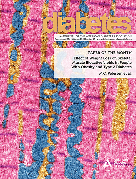 Diabetes Cover Image for Volume 73, Issue 12