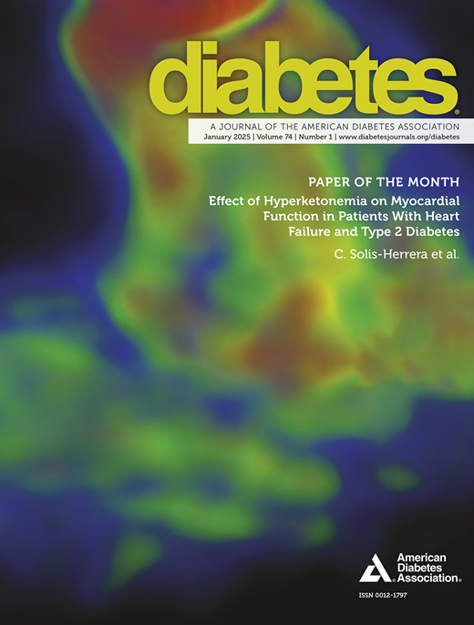 Diabetes Cover Image for Volume 74, Issue 1