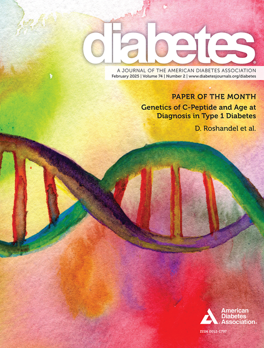 Diabetes Cover Image for Volume 74, Issue 2