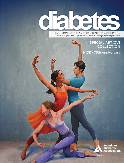 Diabetes Cover Image for Volume 74, Issue 7