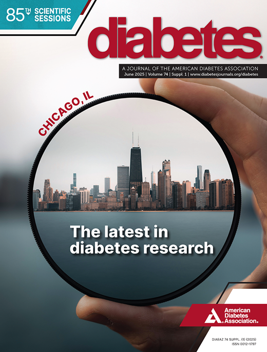 Diabetes Cover Image for Volume 74, Issue Supplement_1