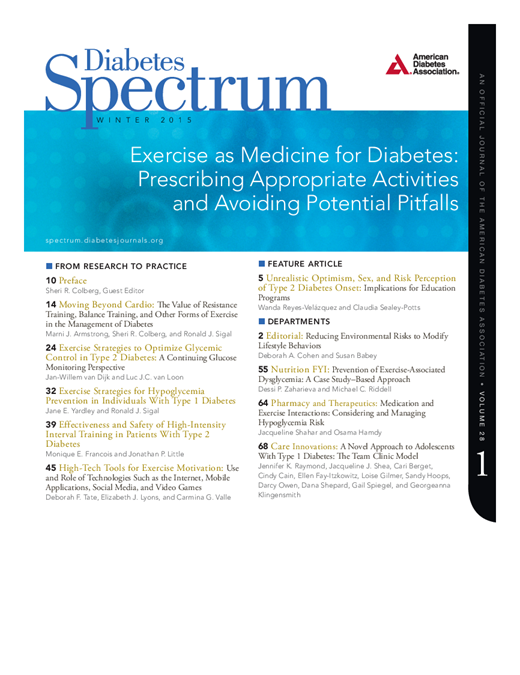 Diabetes Spectrum Cover Image for Volume 28, Issue 1
