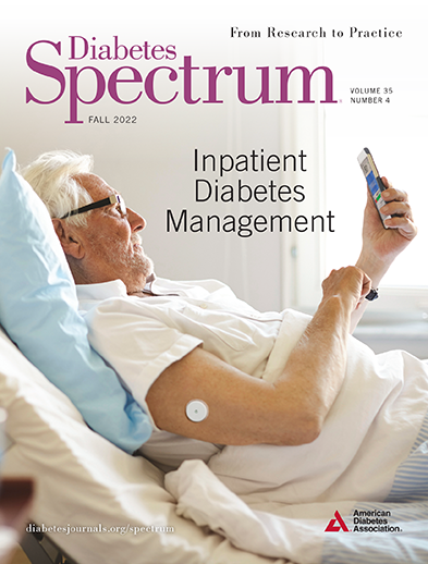 Diabetes Spectrum Cover Image for Volume 35, Issue 4