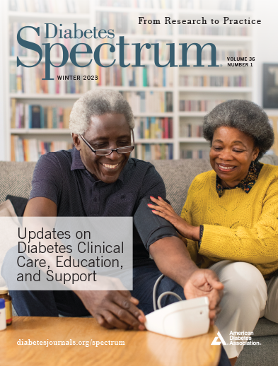 Diabetes Spectrum Cover Image for Volume 36, Issue 1
