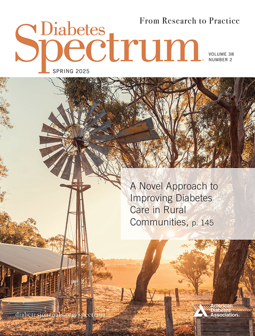 Diabetes Spectrum Cover Image for Volume 38, Issue 2